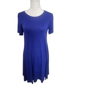 Molerani Royal Blue Crew Neck T-Shirt Dress size Small NWT